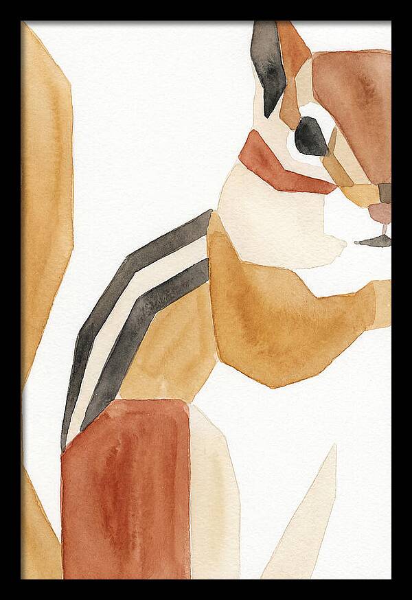 Chipmunk In Minimalist Style