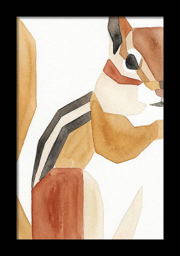Chipmunk In Minimalist Style