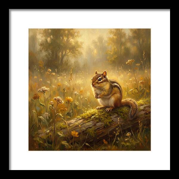 Chipmunk In Nature