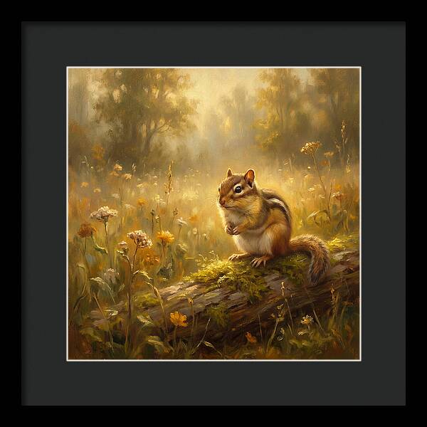 Chipmunk In Nature