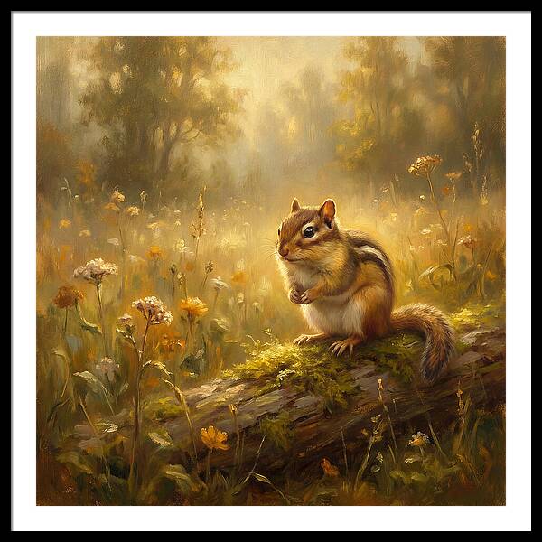 Chipmunk In Nature