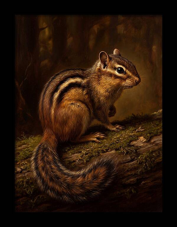 Chipmunk In The Forest