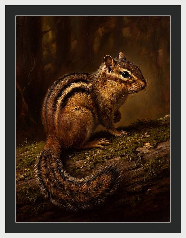 Chipmunk In The Forest