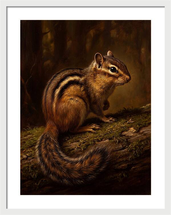 Chipmunk In The Forest