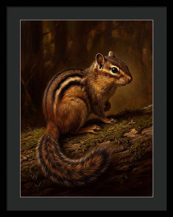 Chipmunk In The Forest