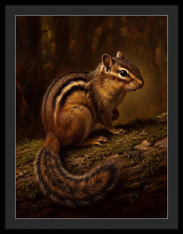 Chipmunk In The Forest