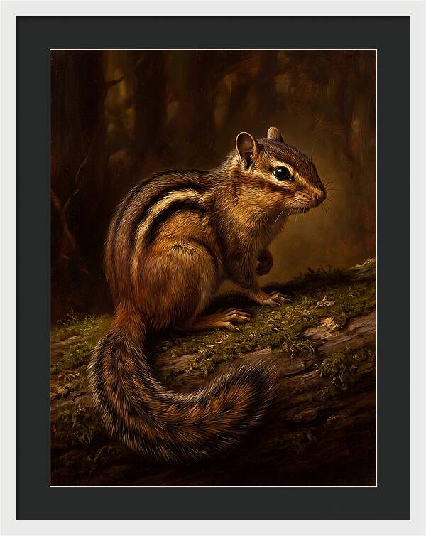 Chipmunk In The Forest