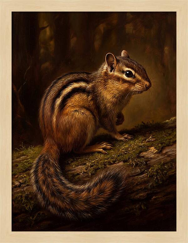Chipmunk In The Forest