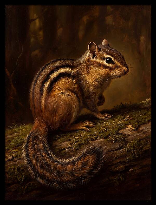 Chipmunk In The Forest
