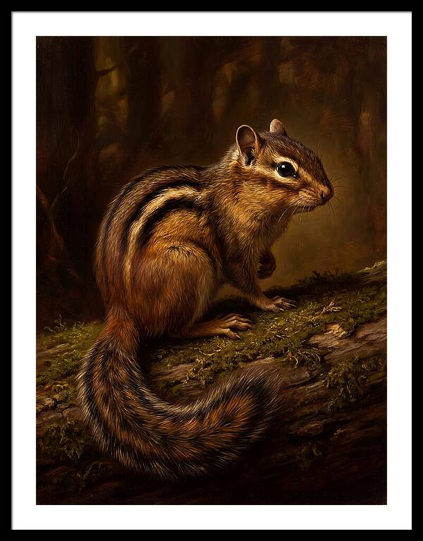 Chipmunk In The Forest