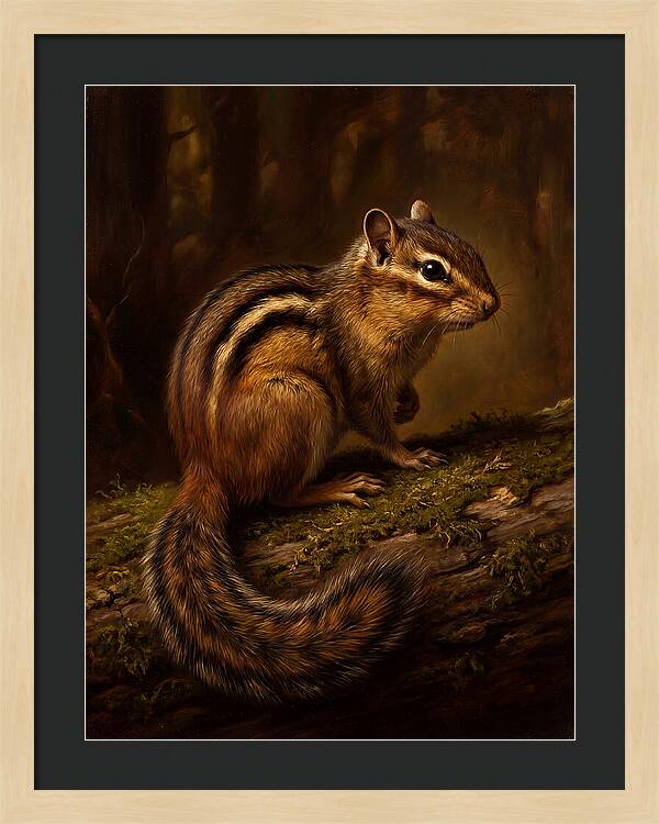 Chipmunk In The Forest