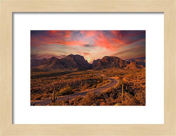 Chisos Mountains At Sunset