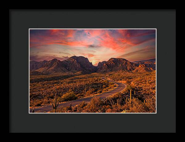 Chisos Mountains At Sunset