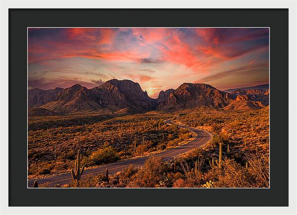 Chisos Mountains At Sunset
