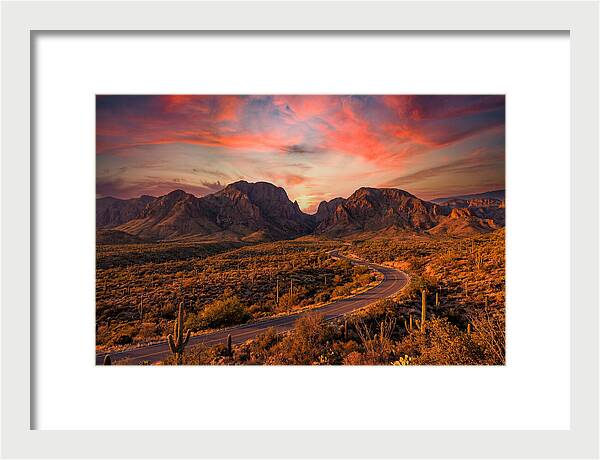 Chisos Mountains At Sunset