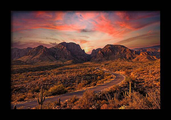 Chisos Mountains At Sunset