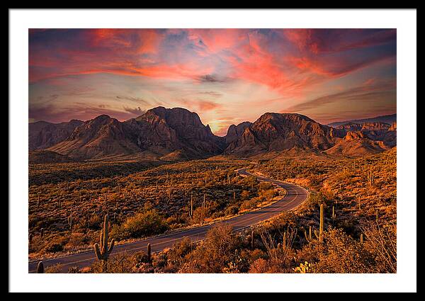 Chisos Mountains At Sunset