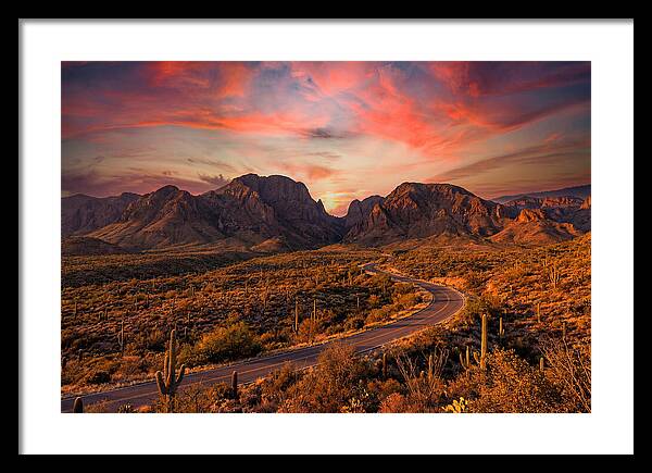 Chisos Mountains At Sunset