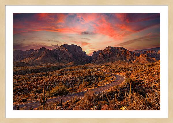Chisos Mountains At Sunset