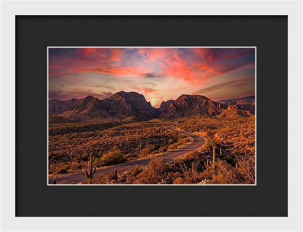 Chisos Mountains At Sunset