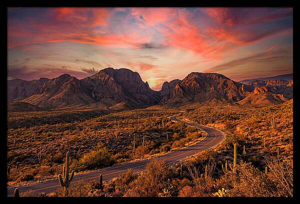 Chisos Mountains At Sunset