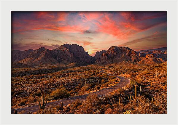 Chisos Mountains At Sunset