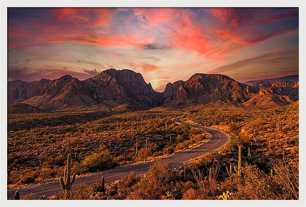 Chisos Mountains At Sunset