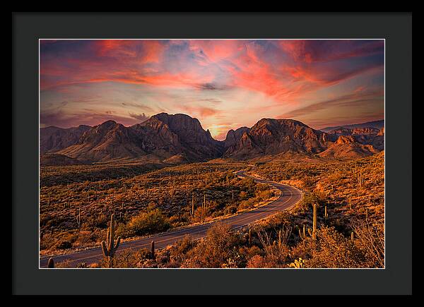 Chisos Mountains At Sunset