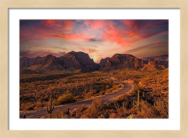Chisos Mountains At Sunset