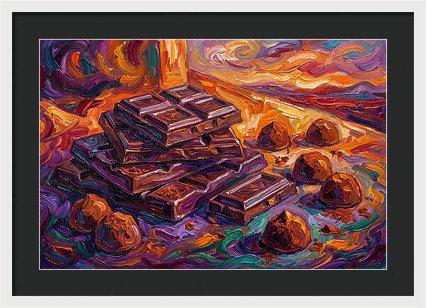 Chocolate Delight In Expressionism