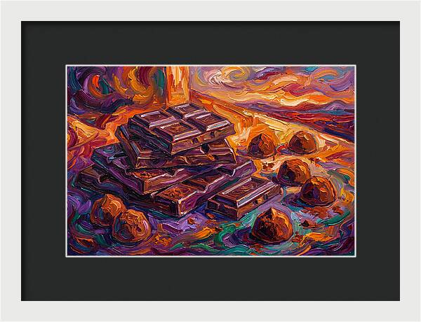 Chocolate Delight In Expressionism