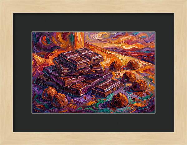 Chocolate Delight In Expressionism