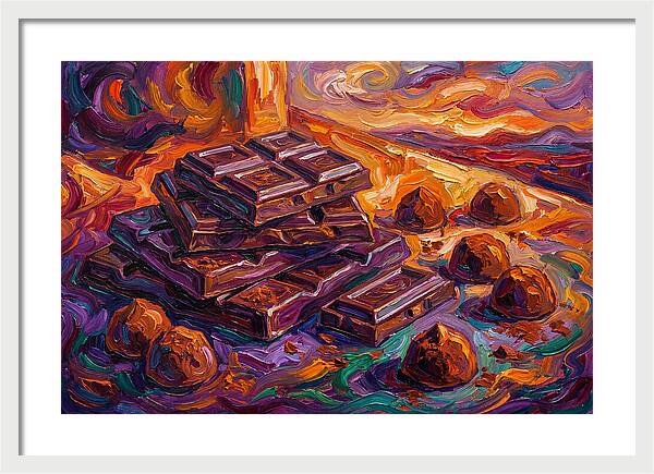 Chocolate Delight In Expressionism
