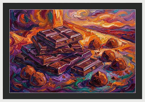 Chocolate Delight In Expressionism