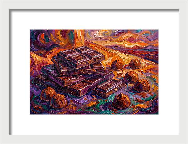 Chocolate Delight In Expressionism