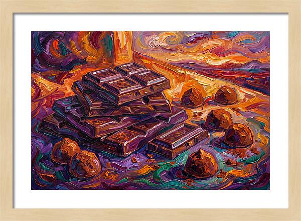Chocolate Delight In Expressionism