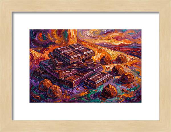 Chocolate Delight In Expressionism