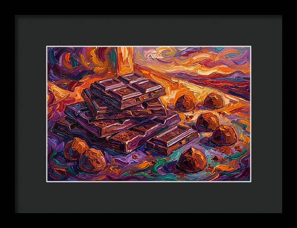Chocolate Delight In Expressionism