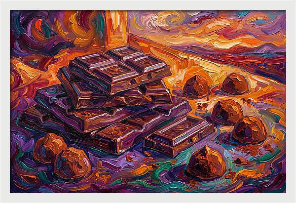 Chocolate Delight In Expressionism