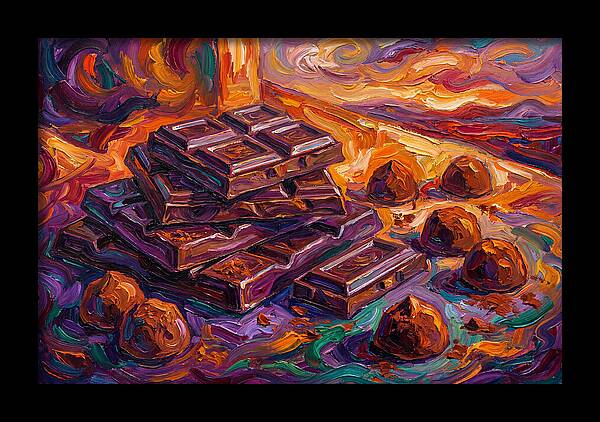 Chocolate Delight In Expressionism