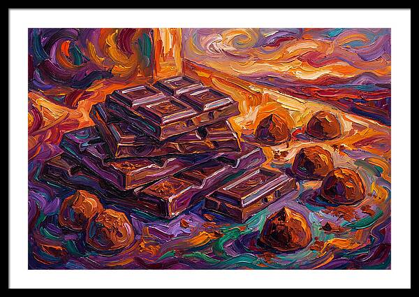 Chocolate Delight In Expressionism