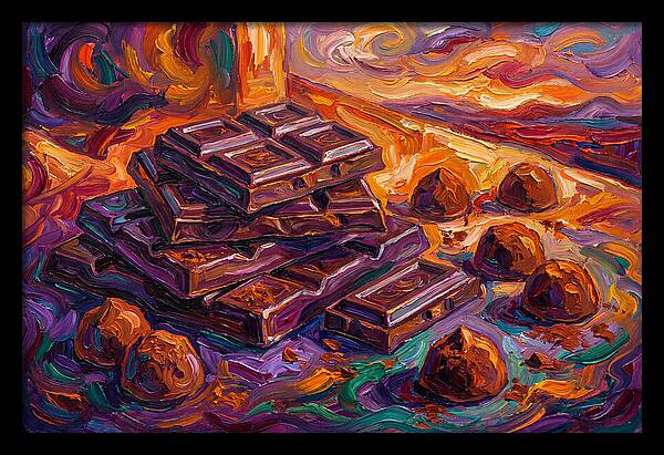 Chocolate Delight In Expressionism