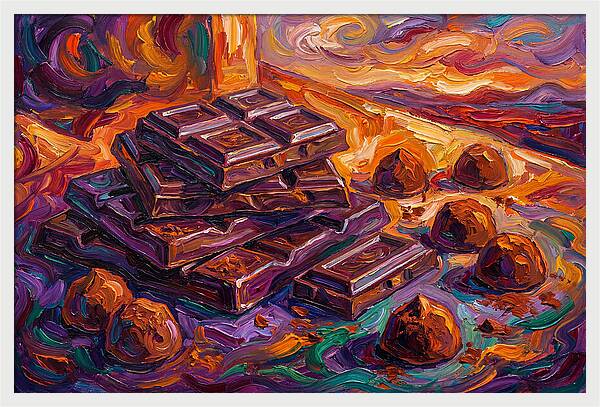 Chocolate Delight In Expressionism