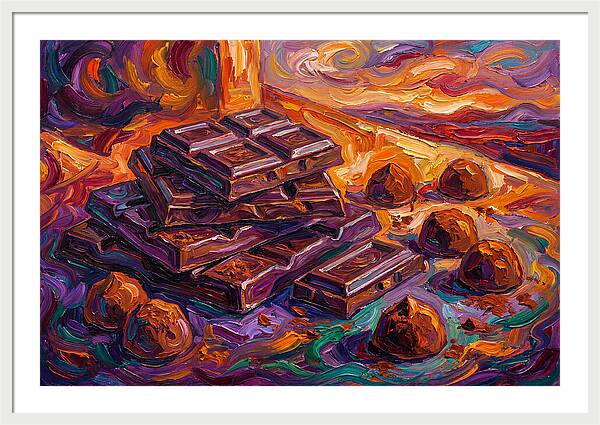 Chocolate Delight In Expressionism