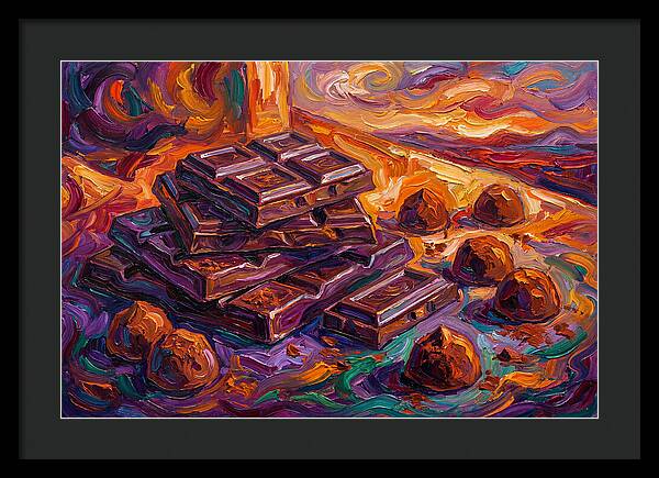 Chocolate Delight In Expressionism