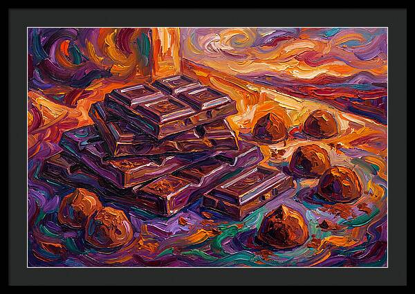 Chocolate Delight In Expressionism