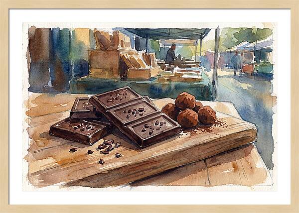 Chocolate Delights At The Market