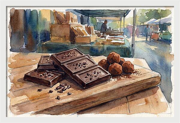 Chocolate Delights At The Market