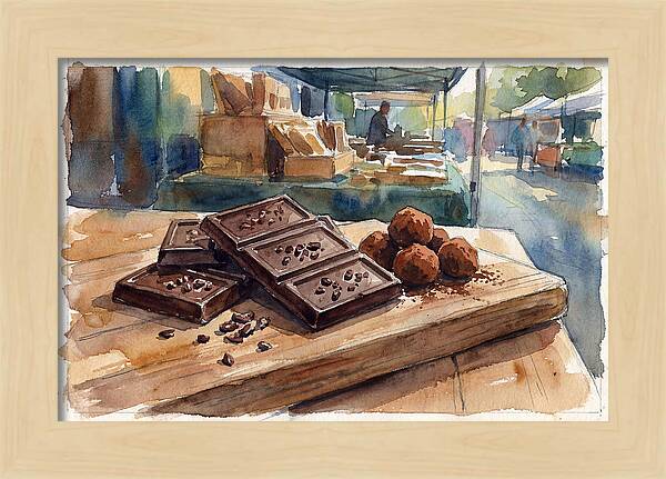Chocolate Delights At The Market