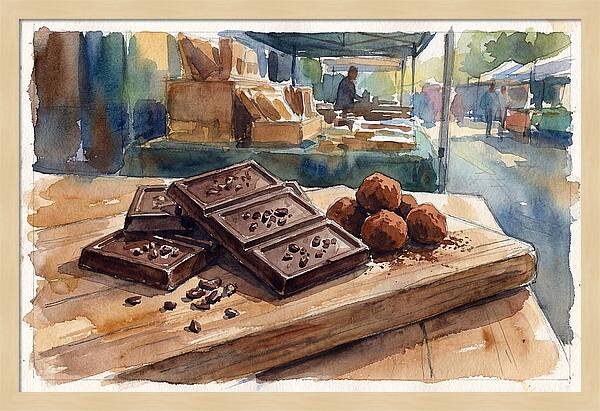 Chocolate Delights At The Market